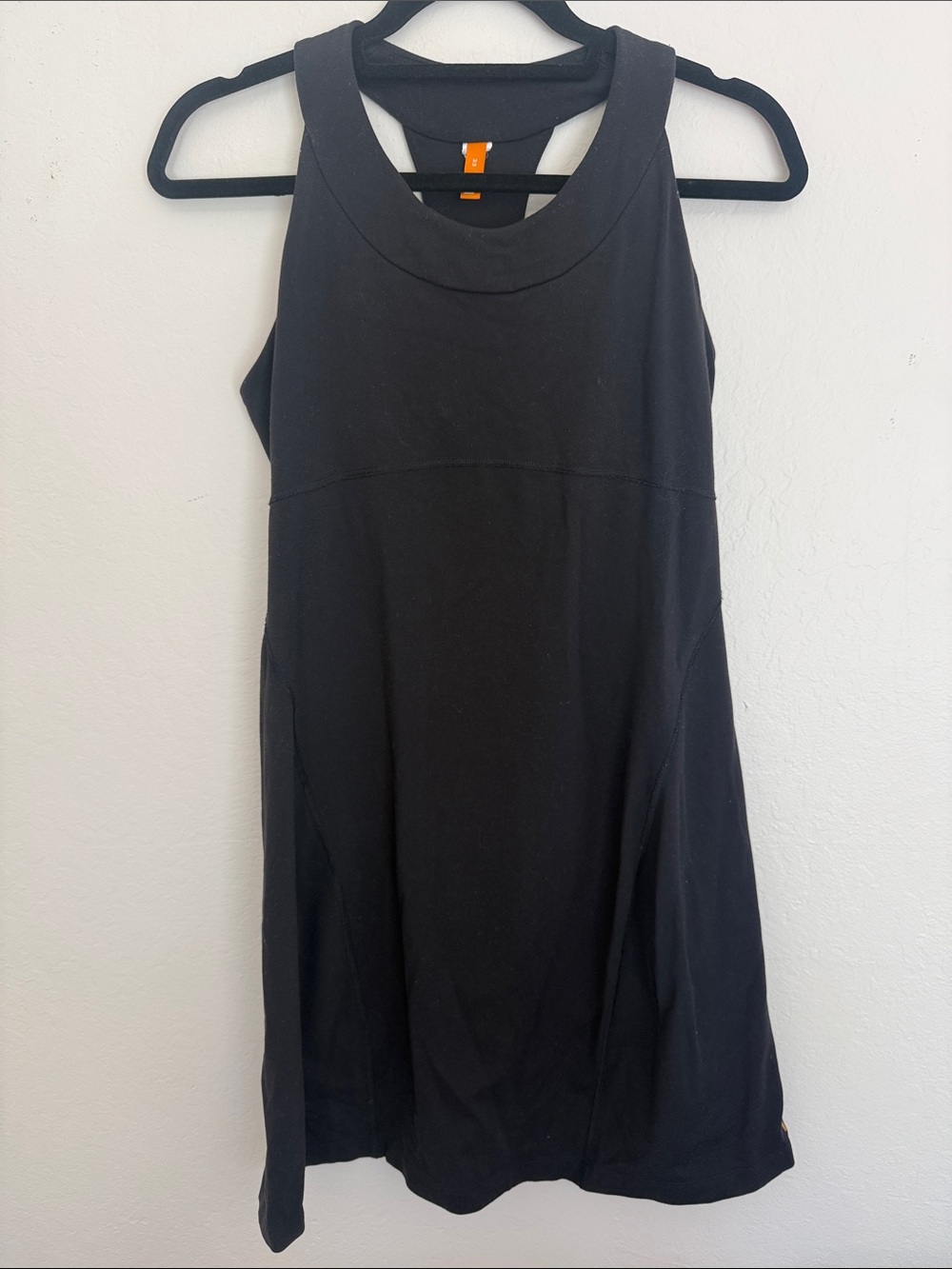 Lucy Black Fit & Flare Tank Dress
